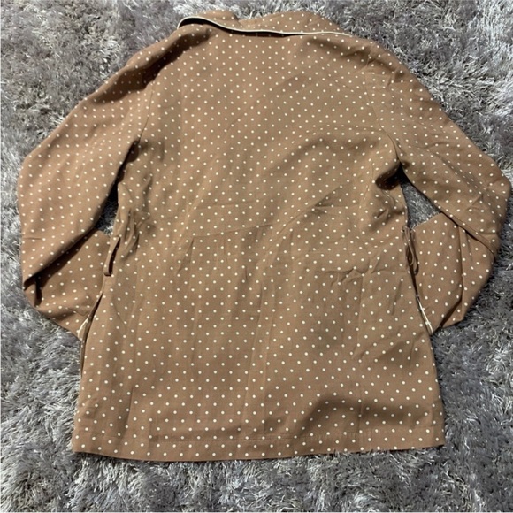 FRAME Polka Dot Smoking Jacket Robe - Picture 9 of 10